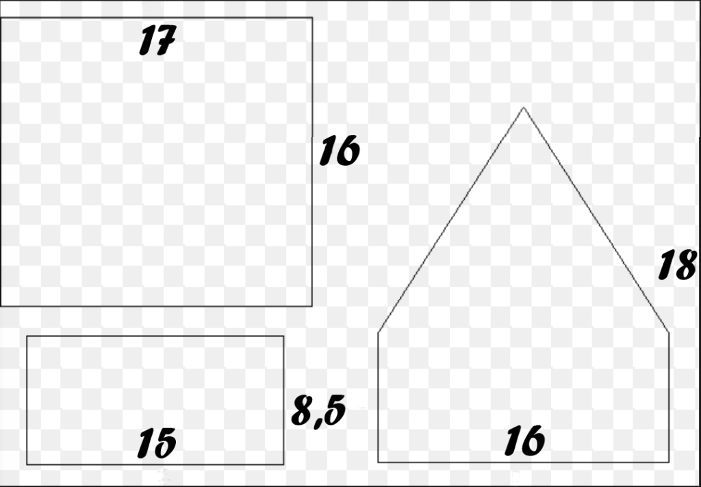 Schema casetta pan di zenzero